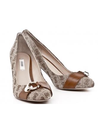 GUESS women's beige and brown pumps