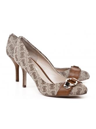 GUESS women's beige and brown pumps