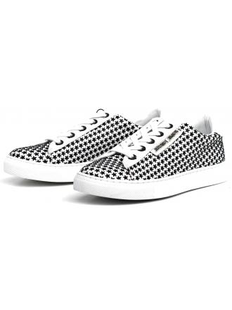 Armani Jeans Women's White/ Black Sneakers 30 925198 7P587 01610 BIANCO/NERO
