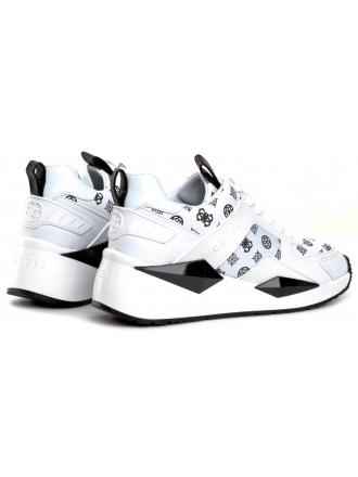 Sneakersy Damskie GUESS Białe TYPICAL FL5TYP FAL12 WHITE