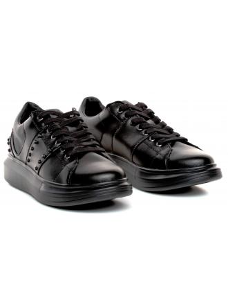 Sneakersy Męskie GUESS Czarne KEAN FM5KEA LEA12 BLACK