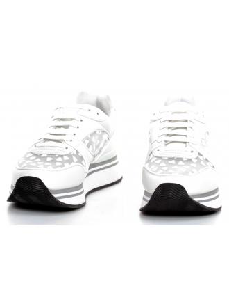 Sneakersy Damskie Emporio Armani Białe X3X046 XM266 D234 WHITE