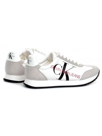 Sneakersy Damskie Calvin Klein Jeans Białe Jodis B4R1649 Brighe White