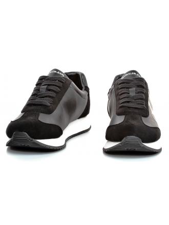 Sneakersy Męskie Calvin Klein Jeans Czarne JOELE B4S0716 BLACK