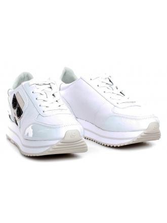 Sneakersy Damskie Karl Lagerfeld Biel Velocita II KL61930 311 White Lthr&Suede