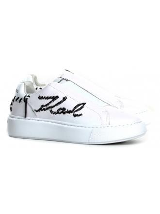 Sneakersy Damskie Karl Lagerfeld Biel KL62223 011 White 