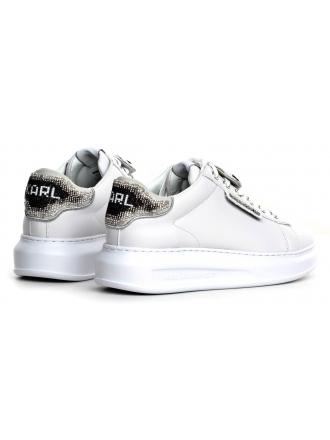 Sneakersy Damskie Karl Lagerfeld Biel KL62576A 01S White