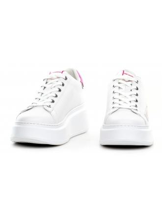 Sneakersy Damskie Karl Lagerfeld Biel KL63522 01P White