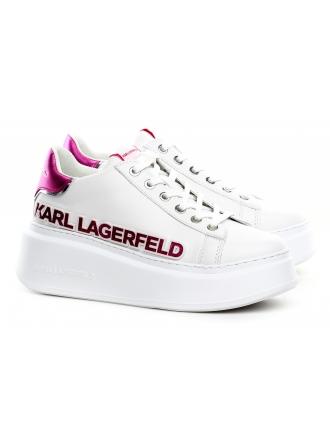 Sneakersy Damskie Karl Lagerfeld Biel KL63522 01P White