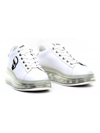 Sneakersy Damskie Karl Lagerfeld Biel KL62630 01S White