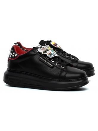 Sneakersy Damskie Karl Lagerfeld Black KL62577 00S Black