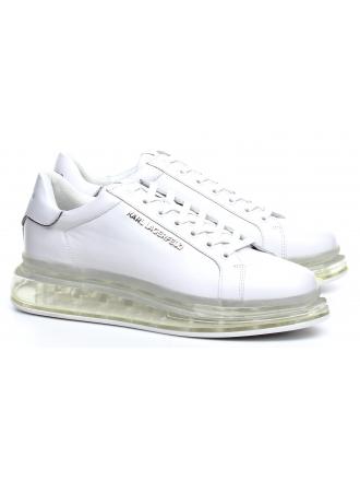 Sneakersy Męskie Karl Lagerfeld Biel KL52625 011 White Lthr