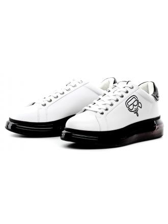 Sneakersy Męskie Karl Lagerfeld Biel KL52631 010 White