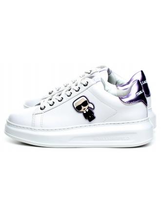 Sneakersy Damskie Karl Lagerfeld Biel KL62530 01V White Lilac