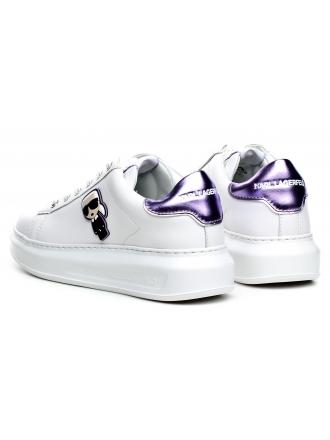 Sneakersy Damskie Karl Lagerfeld Biel KL62530 01V White Lilac