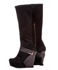 Giorgio Fabiani women&#039;s black suede boots
