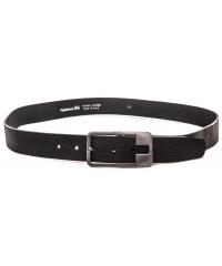 Men&#039;s black leather belt