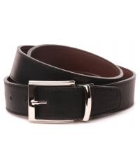 Men&#039;s dark chocolate leather belt