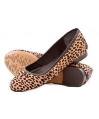 NORD women&#039;s speckles horse leather ballerinas