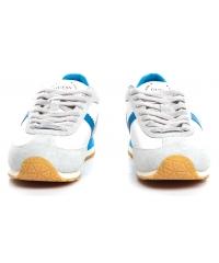 Sneakersy Męskie GUESS Białe Skórzane GLORYM FM6GLR LEA12 BLUE