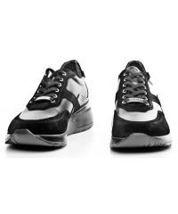 Sneakersy Męskie GUESS Czarne Marcus FM8MAR LEA12 BLACK