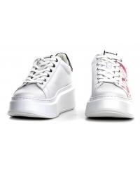 Sneakersy Damskie Karl Lagerfeld Biel KL63539 01P White