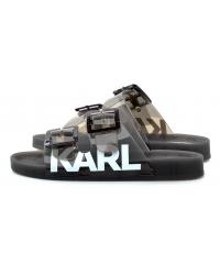 Klapki Damskie Karl Lagerfeld Czarne KL80720 F00