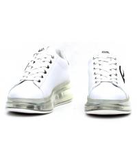Sneakersy Damskie Karl Lagerfeld Biel KL62630 01S White