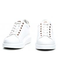 Sneakersy Damskie Karl Lagerfeld Biel KL62538 01P White Pink