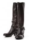 Fabi black patent leather boots