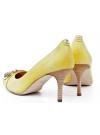 GUESS women's yellow leather pumps