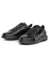 Sneakersy Męskie Karl Lagerfeld Czarne Kapri Mens KL52523 00X Black Lthr/ Mono