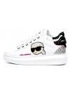Sneakersy Damskie Karl Lagerfeld Biel KL6257N 011 White Lthr
